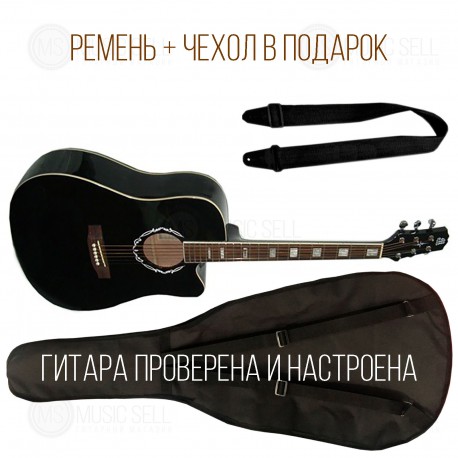 EL Acoustic MD Dread C BK