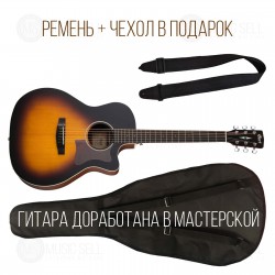 CORT GA1E-OPSB + ЧЕХОЛ + РЕМЕНЬ + ДОРАБОТКА В МАСТЕРСКОЙ