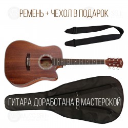 CORT PURE-DCM-NS + ЧЕХОЛ + РЕМЕНЬ + ДОРАБОТКА В МАСТЕРСКОЙ