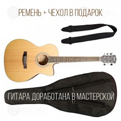 CORT PURE-OC-NS + ЧЕХОЛ + РЕМЕНЬ + ДОРАБОТКА В МАСТЕРСКОЙ