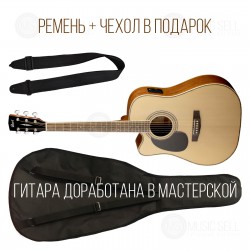 CORT LEFT AD880CE-LH-NS + ЧЕХОЛ + РЕМЕНЬ + ДОРАБОТКА В МАСТЕРСКОЙ