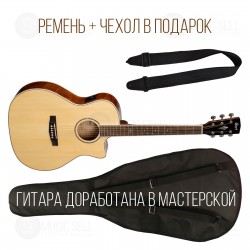 CORT GA-FF-NAT+ ЧЕХОЛ + РЕМЕНЬ + ДОРАБОТКА В МАСТЕРСКОЙ