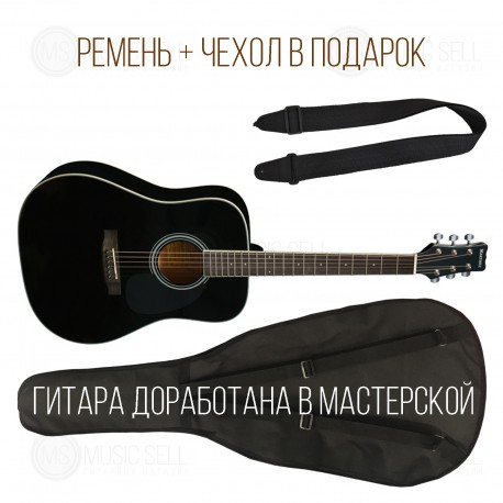 MARTINEZ TRANSACOUSTIC + ЧЕХОЛ + РЕМЕНЬ + ДОРАБОТКА В МАСТЕРСКОЙ