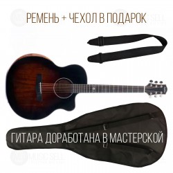 AION JUMBO MAH TRANSACOUSTIC+ ЧЕХОЛ + РЕМЕНЬ + ДОРАБОТКА В МАСТЕРСКОЙ